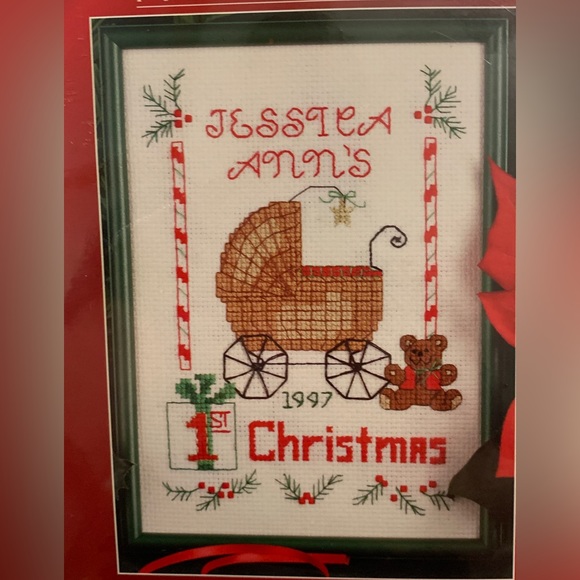 🎄NEW VGT Designs For The Needle Baby’s First Christmas Counted Cross Stitch Kit - Picture 2 of 5